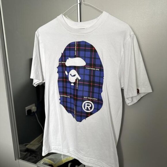 BAPE Men's White Tshirts - Picture 1 of 1